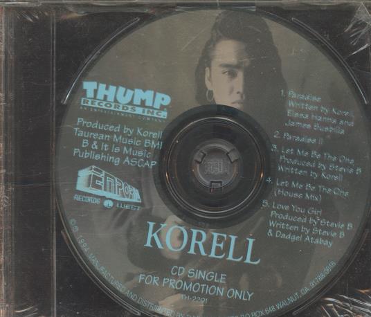 Korell: Paradise Promo w/ No Artwork