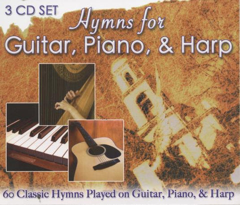 Hymns For Guitar Piano Harp 3-Disc Set