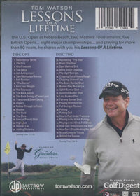 Tom Watson: Lessons Of A Lifetime 2-Disc Set w/ Booklet