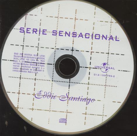 Eddie Santiago: Serie Sensacion w/ No Artwork