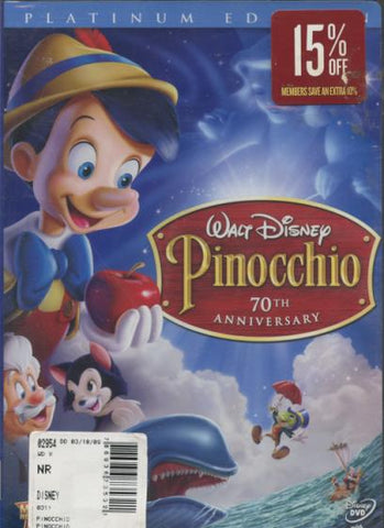 Disney's Pinocchio 70th Anniversary Platinum 2-Disc Set