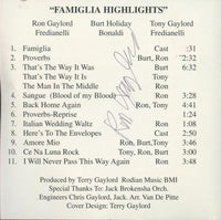 The Gaylords: Famiglia Highlights Signed