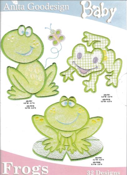 Anita Goodesign Baby: Frogs