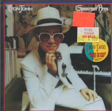 Elton John: Greatest Hits w/ Cracked Case