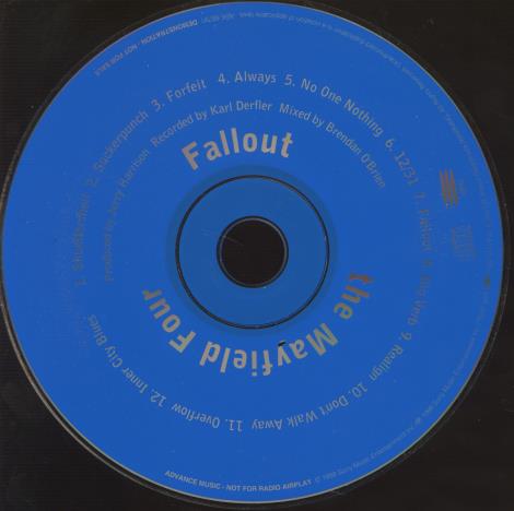 The Mayfield Four: Fallout Advance Promo w/ No Artwork