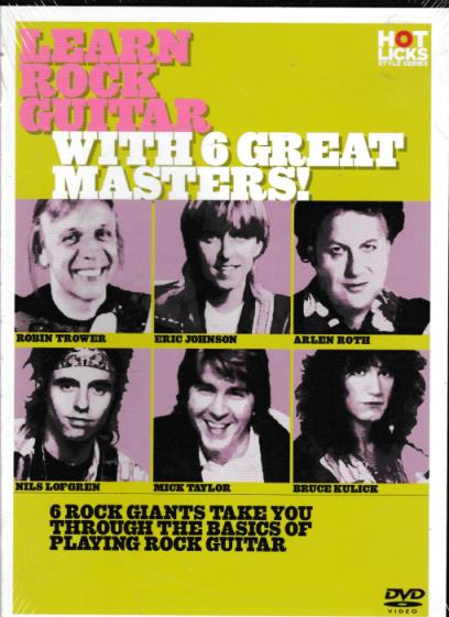 Learn Rock Guitar With 6 Great Masters w/ Booklet