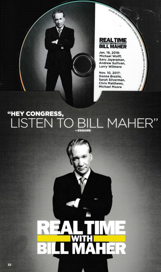 Real Time With Bill Maher: January 19, 2018 & November 10, 2017 FYC 2 Episodes