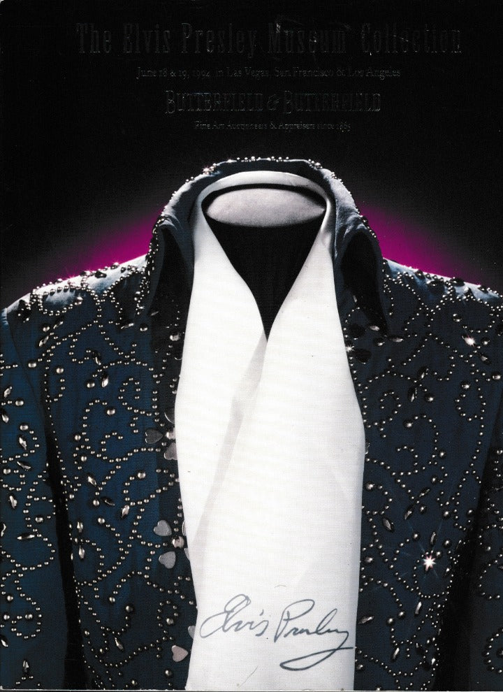 The Elvis Presley Museum Collection: June 18 & 19, 1994 In Las Vegas, San Francisco & Los Angeles w/ Prices Realized Sheet