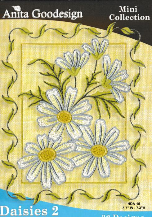 Anita Goodesign Mini Collection: Daisies 2