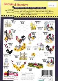 Amazing Designs: Barnyard Roosters