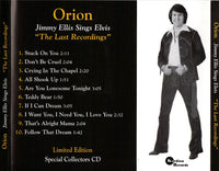 Orion: Jimmy Ellis Sings Elvis: The Last Recordings Limited Special Collectors