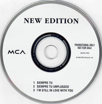 New Edition: Siempre Tu Promo w/ Back Artwork