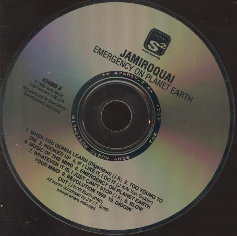 Jamiroquai: Emergency On Planet Earth Indonesia w/ No Artwork