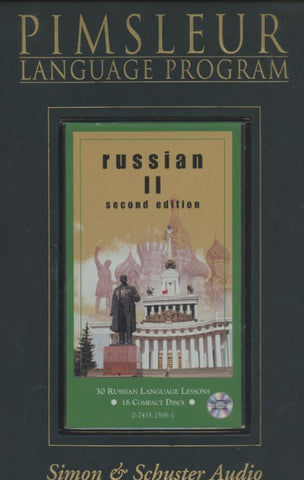 Pimsleur Russian II 2nd Incomplete 15-Disc Set