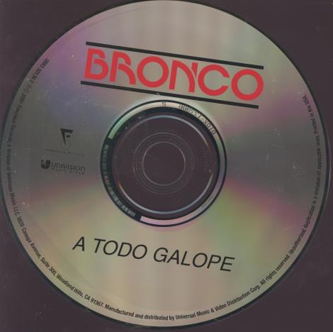 Bronco: A Todo Galope w/ No Artwork