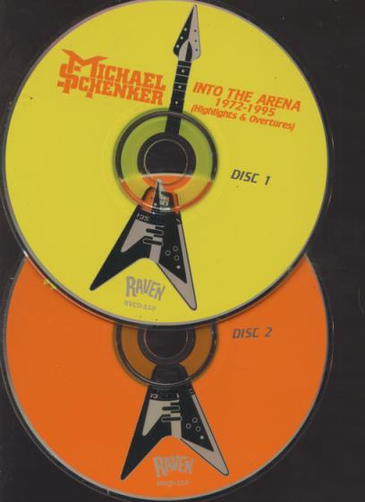 Michael Schenker: Into The Arena 1972-1995: Highlights & Overtures 2-Disc Set w/ No Artwork