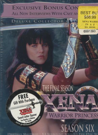 Xena: Warrior Princess: Season Six Deluxe Collector's 10-Disc Set