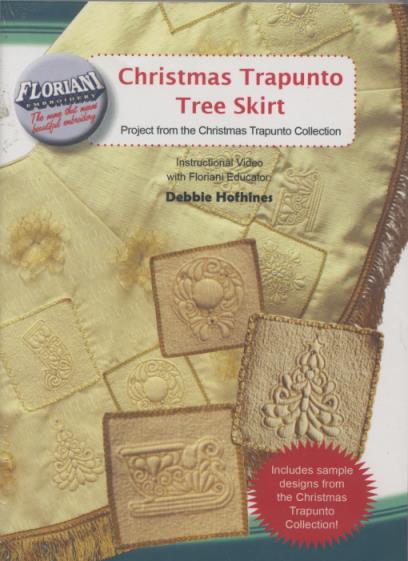 Floriani Embroidery: Christmas Trapunto Tree Skirt