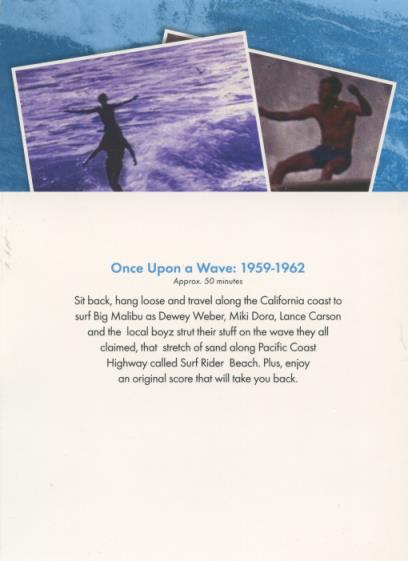 Once Upon a Wave: 1959-1962