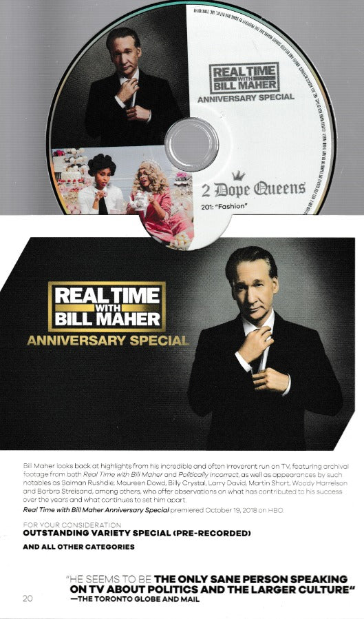 Real Time With Bill Maher: Anniversary Special / 2 Dope Queens FYC