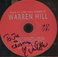 Warren Hill: Play It Like You Mean It Signed