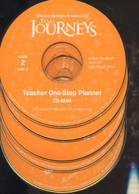 Houghton Mifflin Harcourt Texas Journeys: Teacher One-Stop Planner Grade 2 6-Disc Set