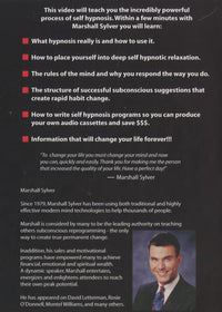 Marshall Sylver's Self Hypnosis Training Video