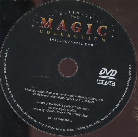 Ultimate Magic Collection Instructional w/ No Artwork