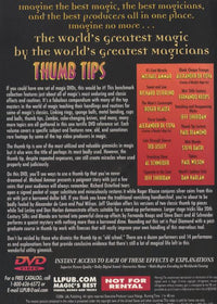 The Secrets Of Thumb Tips: World's Greatest Magic By The World's Greatest Magicians 2-Disc Set w/ Bonus DVD