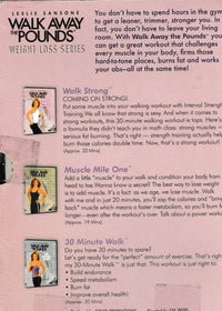 Leslie Sansone: Walk Away The Pounds: Walk Strong, Muscle Mile One & 30 Minute Walk 3-Disc Set