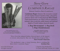 Steve Gorn: Luminous Ragas