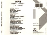 Wire: On Returning (1977-1979)