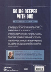 Going Deeper With God: A Personal Renewal Retreat 4-Disc Set