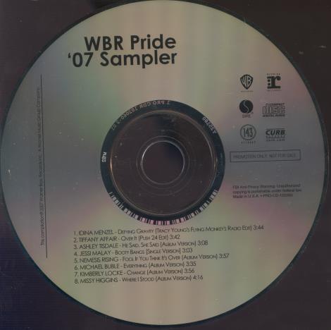 WBR Pride Sampler '07 Promo w/ No Artwork