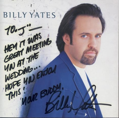 Billy Yates: Billy Yates Signed