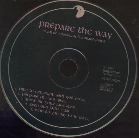 Don Potter And Leonard Jones: Prepare The Way w/ Back Artwork