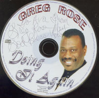 Greg Rose: Doing It Again Signed