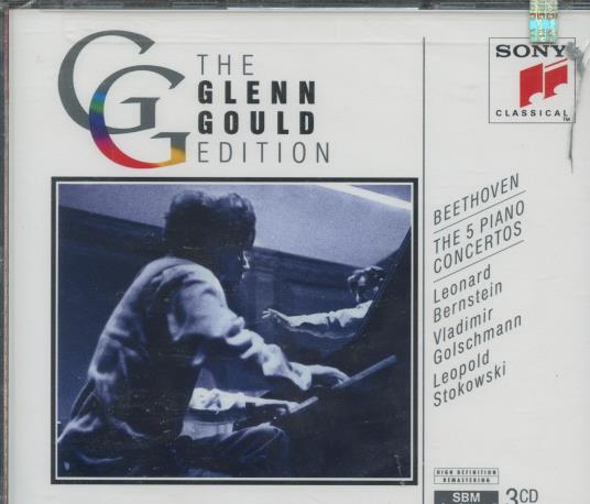 The Glenn Gould Edition: Beethoven: The 5 Piano Concertos 3-Disc Set w/ Cracked Case