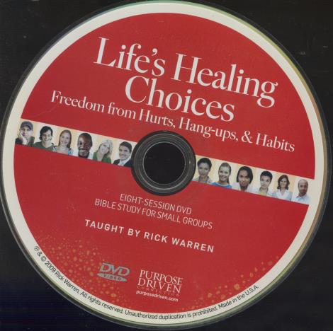 Life's Healing Choices: Freedom From Your Hurts, Hang Ups, & Habits: 8 Session Small Group Study w/ No Artwork