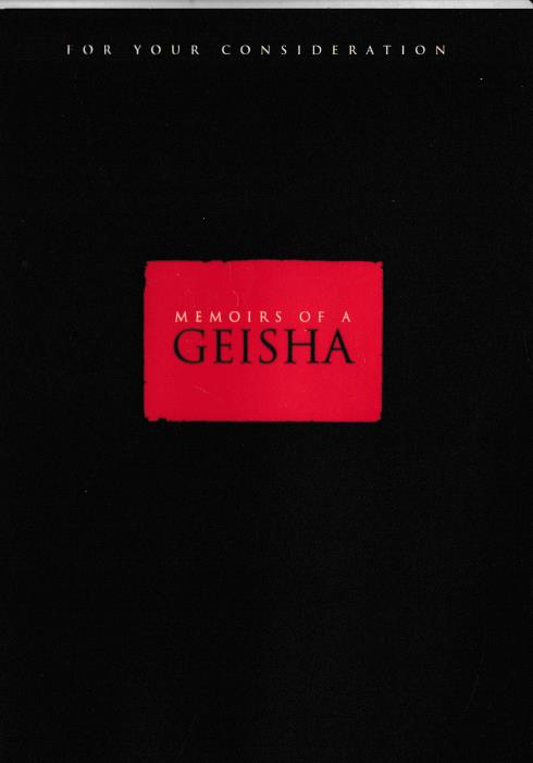 Memoirs Of A Geisha Black Cover FYC