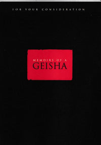 Memoirs Of A Geisha Black Cover FYC