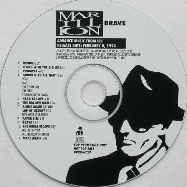 Marillion: Brave Advance Promo