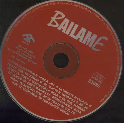 Bailame w/ No Artwork