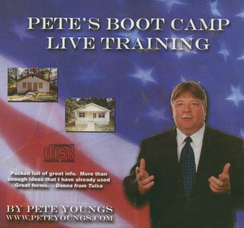Pete's Boot Camp Live Training 4-Disc Set