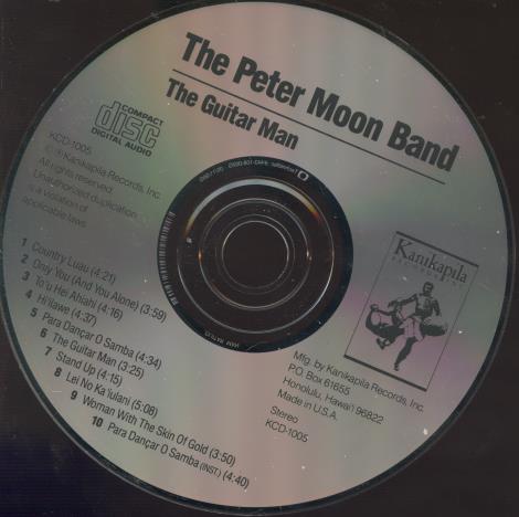 The Peter Moon Band: The Guitar Man w/ No Artwork