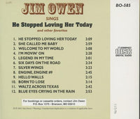 Jim Owen: Sings He Stopped Loving Her Today & Other Favorites Signed