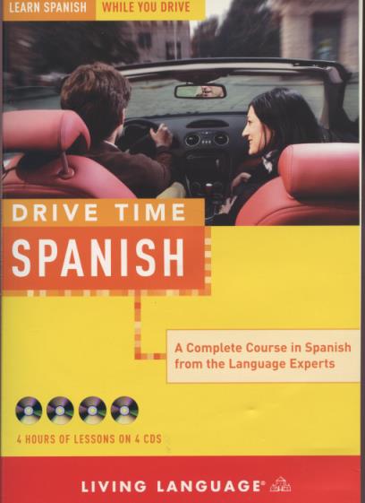 Drive Time Spanish: Learn Spanish While You Drive w/ Booklet & 4-Disc Set