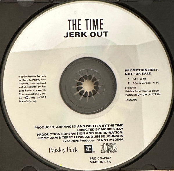 The Time: Jerk Out Promo w/ No Artwork