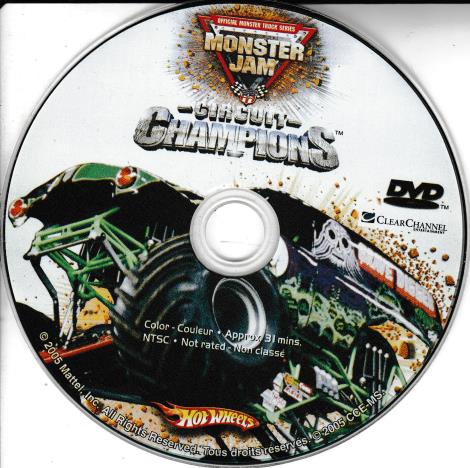 Monster Jam Circuit Champions w/ No Artwork