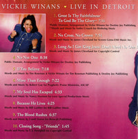 Vickie Winans: Live In Detroit w/ Punch Hole